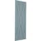 Ekena Millwork True Fit PVC Single X-Board Farmhouse Fixed Mount Shutters, Peaceful Blue, 15W x 28H, PR TFP001FH15X028SB - alternate 5
